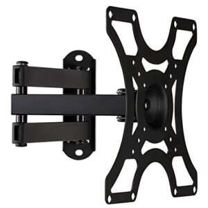 Mount-It! TV Wall Mount Bracket with Full Motion Arm Fits 13-42” Flat Screen TVs VESA 75, 100, 200, 55lb Weight Capacity WITH 15" EXTENSION