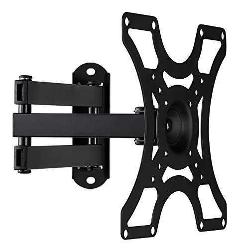 Mount-It! TV Wall Mount Bracket with Full Motion Arm Fits 13-42” Flat Screen TVs VESA 75, 100, 200, 55lb Weight Capacity WITH 15" EXTENSION