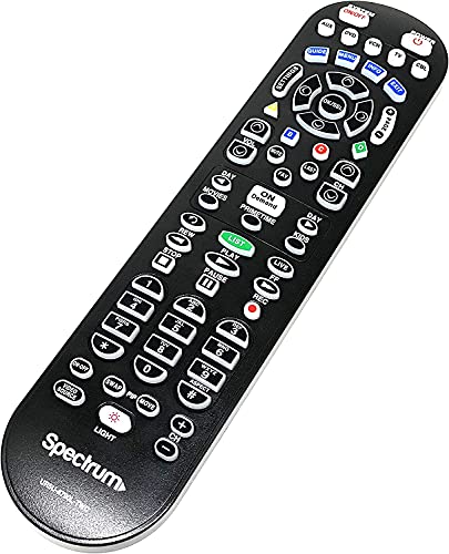 Spectrum TV Remote Control 3 Types to Choose FromBackwards Compatible with Time Warner, Brighthouse and Charter Cable Boxes (Pack of One, RC 122)