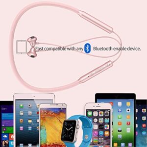 MUBIAO Bluetooth Headphones Neckband 20Hrs Playtime V5.0 Wireless Headset Sport Noise Cancelling Earbuds w/Mic for Gym Running Compatible with iPhone Samsung Android