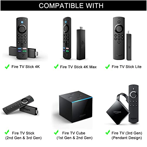 Allimity L5B83G Replacement Voice Remote Control fit for Amazon Fire TV Stick Lite, Fire TV Stick (2nd Gen & 3rd Gen), Fire TV Stick 4K, Fire TV Cube (1st Gen & 2nd Gen), and Fire TV (3rd Gen)