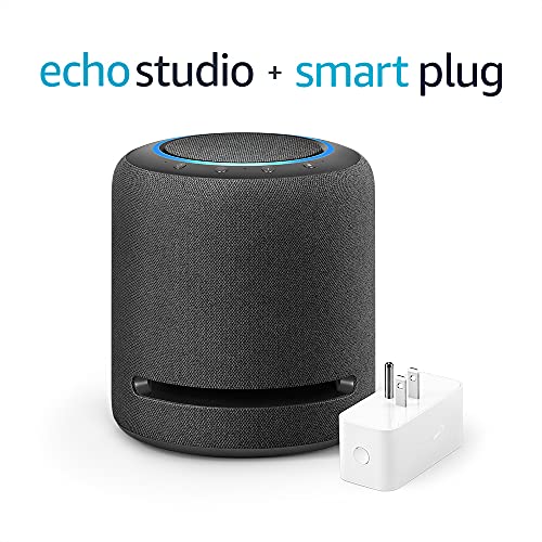 Echo Studio (Charcoal) with Amazon Smart Plug