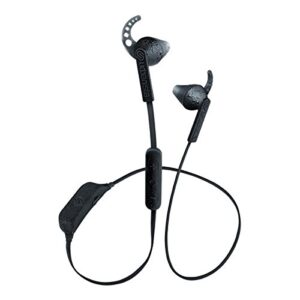 urbanista boston wireless bluetooth sport earphones headset with mic and volume control, dark clown/black