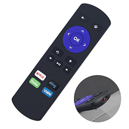 2 Pack VINABTY New IR Replacement Remote Control Compatible with Roku Express 1 2 3 4 HD LT XS XD Media Player