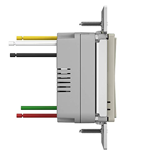 Legrand - Pass & Seymour Radiant WWRL50NICCV2 Tru-Universal Enabled Dimmer, Nickel Smart Wi-Fi Switch