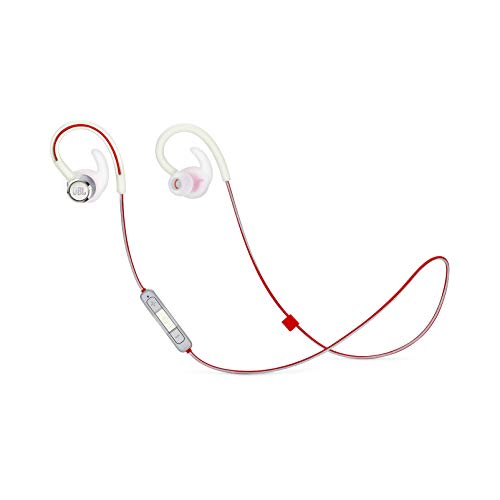 JBL Reflect Contour 2.0 - In-Ear Wireless Sport Headphone with 3-Button Mic/Remote - White