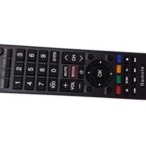 CT-8037 ct8037 Replaced Remote fit for Toshiba 40L3400 40L3400U 50L3400 50L3400U 58L5400 58L5400U 58L5400UC 65L5400 65L5400U 65L5400UC Smart HDTV TV