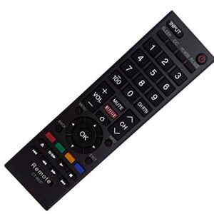 CT-8037 ct8037 Replaced Remote fit for Toshiba 40L3400 40L3400U 50L3400 50L3400U 58L5400 58L5400U 58L5400UC 65L5400 65L5400U 65L5400UC Smart HDTV TV