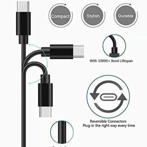 Wall Charger & 5ft USB C Charging Cable Cord Compatible with Anker Soundcore Boost Mini 3/Life P2/A2/U2/Dot 2 Bluetooth Speaker, NC Life A1, Liberty 3 Pro/2 Pro/Air 2/Air 2 Pro Spirit X2 Dot 2 Earbuds