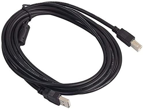 Printer Cable to Computer 10 FT Compatible with HP Laserjet Pro M15w,M29w, M118dw,M148dw,M182nw,M203dw,M227fdw,M255dw,M283fdw,M404n,M428fdw,M454dw,M479fdw,M452dw,Neverstop Laser 1001nw1202w