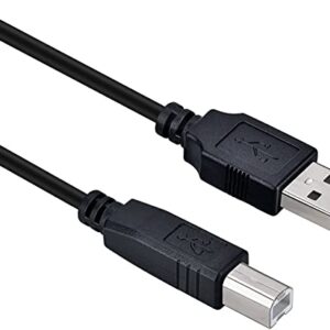 Printer Cable to Computer 10 FT Compatible with HP Laserjet Pro M15w,M29w, M118dw,M148dw,M182nw,M203dw,M227fdw,M255dw,M283fdw,M404n,M428fdw,M454dw,M479fdw,M452dw,Neverstop Laser 1001nw1202w