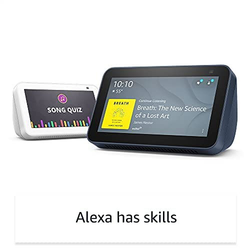 Echo Show 5 (2nd Gen, 2021 release) | Smart display with Alexa and 2 MP camera | Charcoal | with Wyze Cam V3