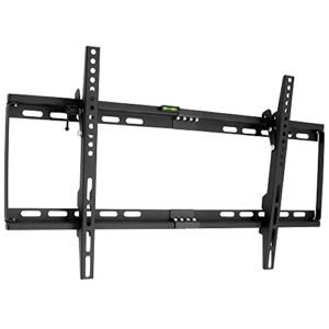 mount-it! slim tilting tv wall mount bracket | low profile tilt tv mount for samsung, sony, vizio, tcl, lg, sharp 32 to 65 inch lcd/led/4k tvs