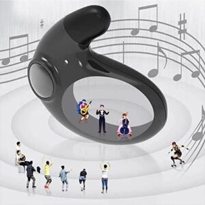 Invisible Sleep Wireless Earphone Ipx5 Waterproof, Sleep Wireless Bluetooth Earphone, 5.3 Headphones Touch Control with Wireless Charging Case (Black)