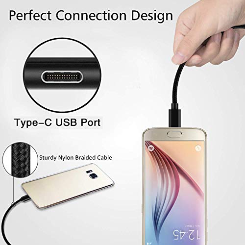 USB C Charger Cable 3FT 6FT 10FT Charging Cord for Moto Motorola G Fast/G Power/G Stylus 2021,Z4 Z3 Play,Edge+,G7/G7 Play/G7 Power,Samsung Galaxy A12 A01 A41 A20E A10E,3A Fast Charge Type C Power Wire