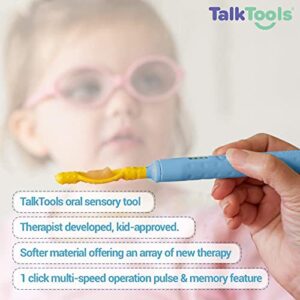 TalkTools® Sensi (Ocean Blue) Oral Sensory Therapy Tool with 7 Sensi Jaw Tips