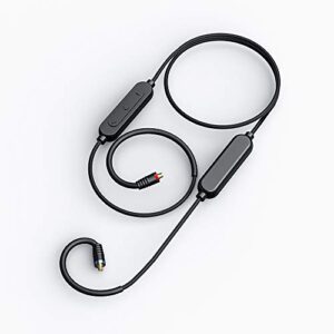 FiiO LC-BT1 Earphone Headphones Cable Bluetooth HiFi Wireless with aptX/AAC/SBC Support and Mic, 7H Playtime and App Control (MMCX)