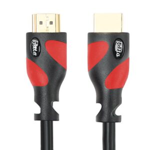 Postta HDMI Cable(50 Feet Red) HDMI 2.0V Support 4K 2160P,1080P,3D,Audio Return and Ethernet - 1 Pack