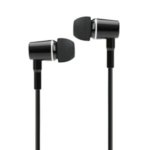 Docooler 3.5mm Earphone Stereo Music Headset Air Tube in-Ear Headphone Radiation Free Noise Reduction Line Control Music & Calls for Phones Desktop PC