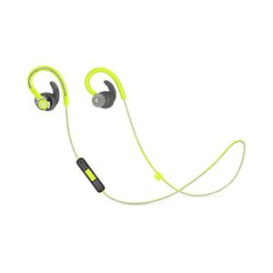 jbl reflect contour 2.0 – in-ear wireless sport headphone with 3-button mic/remote – green