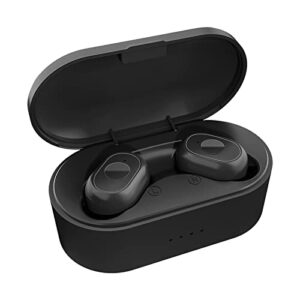 d80 bluetooth 5.0 headset wireless headset led indicator stereo sports headset (black)