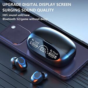 Wireless Earbuds Bluetooth Headphones, M22 TWS Bluetooth Headset, Wireless Sports Touchs Waterproof Super Long Battery Life Music Binaural Subwoofer Earplugs, Noise Cancelling Earbuds for Sleep