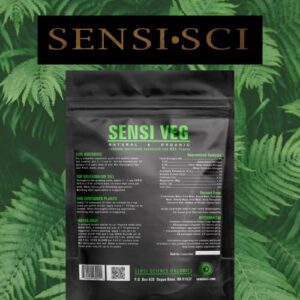 Sensi Veg Premium & Grow Fertilizer, Craft Organic Dry Fertilizer/Soil Amend/Enhance Growth/Achieve Optimal Plant Vigor,Vegetative Growth/Root Structure/NPK Garden Nutrient/All Plants