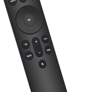 New Bluetooth Replacement Remote fit for Vizio 2.1 5.1 Home Theater Sound Bar, Vizio M, V, P-Series Home Audio Sound System, Vizio Channel Soundbar System with Subwoofer