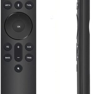 New Bluetooth Replacement Remote fit for Vizio 2.1 5.1 Home Theater Sound Bar, Vizio M, V, P-Series Home Audio Sound System, Vizio Channel Soundbar System with Subwoofer