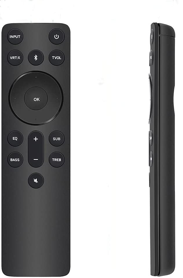 New Bluetooth Replacement Remote fit for Vizio 2.1 5.1 Home Theater Sound Bar, Vizio M, V, P-Series Home Audio Sound System, Vizio Channel Soundbar System with Subwoofer