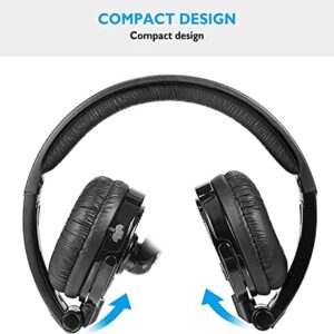 2 Pack LUXMO Bluetooth Headphones with Mic W/Noise Cancelling Great for Zoom Meetings/Skype Calls/Call Centers Operators/Truck Drivers/Any Businesses/Home Office use- Save ON This Bundle Deal!