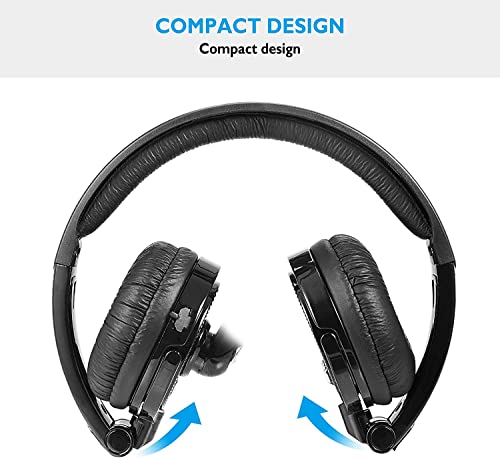 2 Pack LUXMO Bluetooth Headphones with Mic W/Noise Cancelling Great for Zoom Meetings/Skype Calls/Call Centers Operators/Truck Drivers/Any Businesses/Home Office use- Save ON This Bundle Deal!