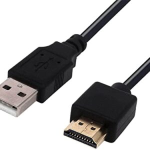 Elecbee HDMI to USB Cable Male to Male Fast Charging