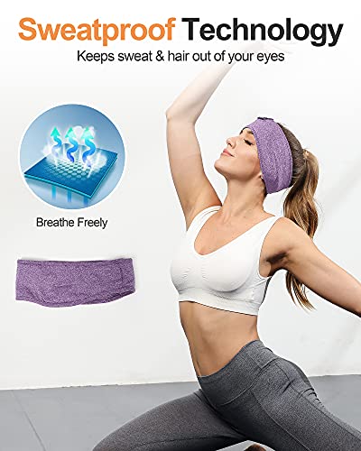 Sleep Headphones Sports Headphones Headband,Fulext Sleeping Bluetooth Headphones Sleep Mask with Ultra-Thin HD Stereo Speakers Perfect for Side Sleepers Insomnia,Workout,Jogging,Yoga,Travel,Gift Idea