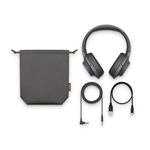 Sony WHH900N Hear On 2 Wireless Overear Noise Cancelling High Resolution Headphones, 2.4 Ounce