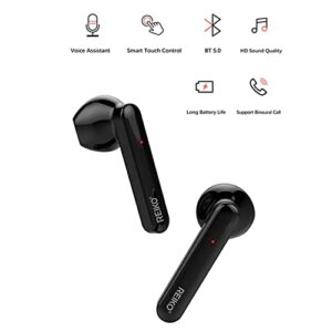 for Samsung Galaxy A53 5G in-Ear Earphones Headset with Mic and Touch Control TWS Wireless Bluetooth 5.0 Earbuds with Charging Case - Black