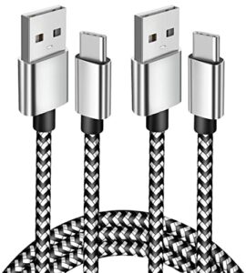 usb type c cable,6ft 2pack fast charger charging cord compatible with samsung galaxy a01 a03s a11 a12 a13 a21 a32 a42 a51 a71 a80 a81 a90 a10e s20 s10e s10 s9 s8 note 9 lg stylo 6 v60 v50 g8x g8