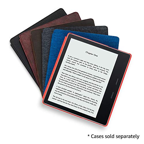Kindle Oasis – With 7” display and page turn buttons - Wi-Fi + Free Cellular Connectivity, 32 GB, Graphite - Without Lockscreen Ads + 3 Months Free Kindle Unlimited (with auto-renewal)