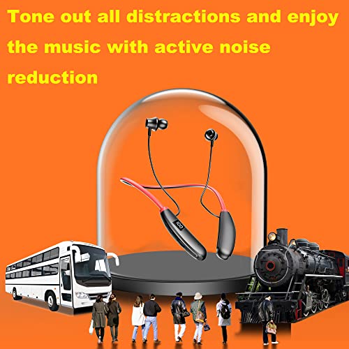 Keke Int'l Bluetooth Earbuds with Microphone Headset - Black Headphones with IPX5 Waterproof Rating, Intelligent Noise Reduction, and 200 Hours of Playback