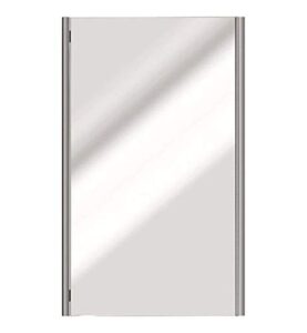 valsan ps190cr sensis 21 1/2″ framed rectangular wall mirror in chrome