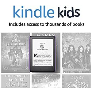 Kindle Kids (2019 release), a Kindle designed for kids, with parental controls - Rainbow Birds Cover.