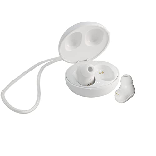 Portable Wireless Earbuds,Invisible in Ear Cordless Earpiece with Charging Case, Kids Ear Pods Wireless Earbuds for Girls Teens Bluet00th 5.1 Long Playtime Cute Design (White)