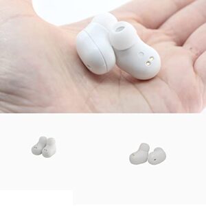 Portable Wireless Earbuds,Invisible in Ear Cordless Earpiece with Charging Case, Kids Ear Pods Wireless Earbuds for Girls Teens Bluet00th 5.1 Long Playtime Cute Design (White)