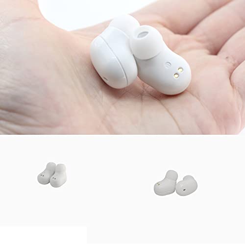 Portable Wireless Earbuds,Invisible in Ear Cordless Earpiece with Charging Case, Kids Ear Pods Wireless Earbuds for Girls Teens Bluet00th 5.1 Long Playtime Cute Design (White)