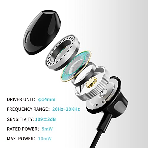 USB Type C Headphones Stereo, in Ear USB C Earbuds Headphones with Microphone & Volume Control, Compatible with Samsung Galaxy S22/S21/S20/NOTE20, iPad Pro 2021 2020,mini6th/air4th,Moto/HTC/Sony