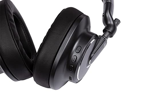 Monoprice SonicSolace II Active Noise Cancelling (ANC) Over Ear Headphone, Bluetooth 5, Supports Apple Siri and Google Assistant Personal Voice Assistants