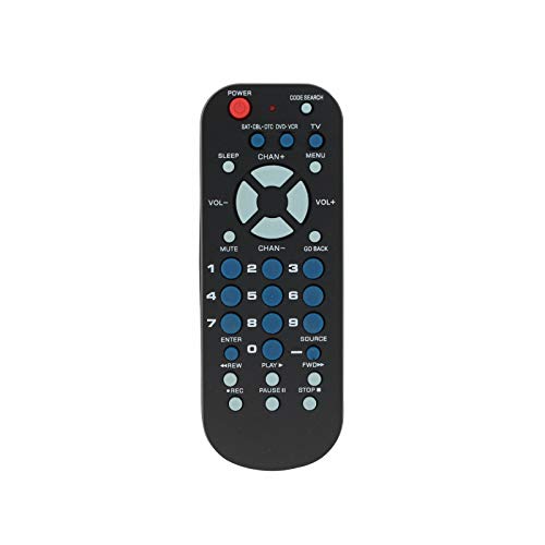 2 Pack Replacement for RCA 3-Device Universal Remote Control Palm Sized - Works with Amino Cable Box - Remote Code 1602, 1822