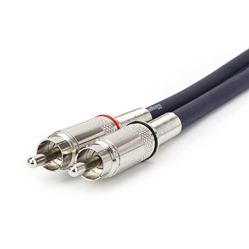 tisino Dual XLR to RCA Cable, Heavy Duty 2 XLR Female to 2 RCA Male Patch Cord HiFi Stereo Audio Connection Interconnect Lead Wire - 5 ft / 1.5m