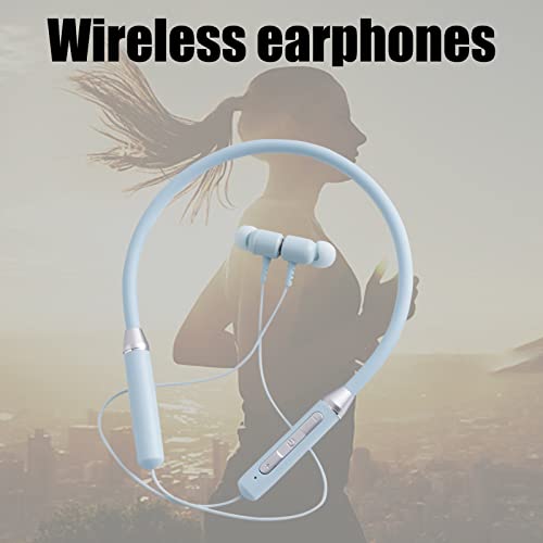 Neckband Bluetooth Headphones,HD Stereo Wireless Sports Earphones,Around Neck Bluetooth Headphones Noise Cancelling Mic,Magnetic Attraction