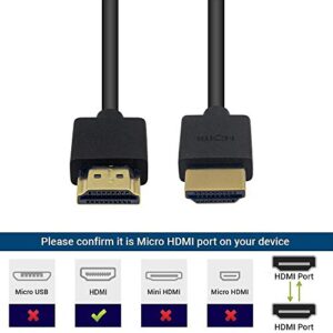 Duttek Coiled HDMI Cable, 4K HDMI to HDMI Cable, Extreme Thin HDMI Male to Male Extender Coiled Cable for 3D and 4K Ultra HD TV Stick HDMI 2.0 Cord Extension Converter(HDMI Extender) (1.2M/4FT)